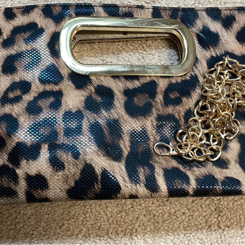 Cute cheetah clutch